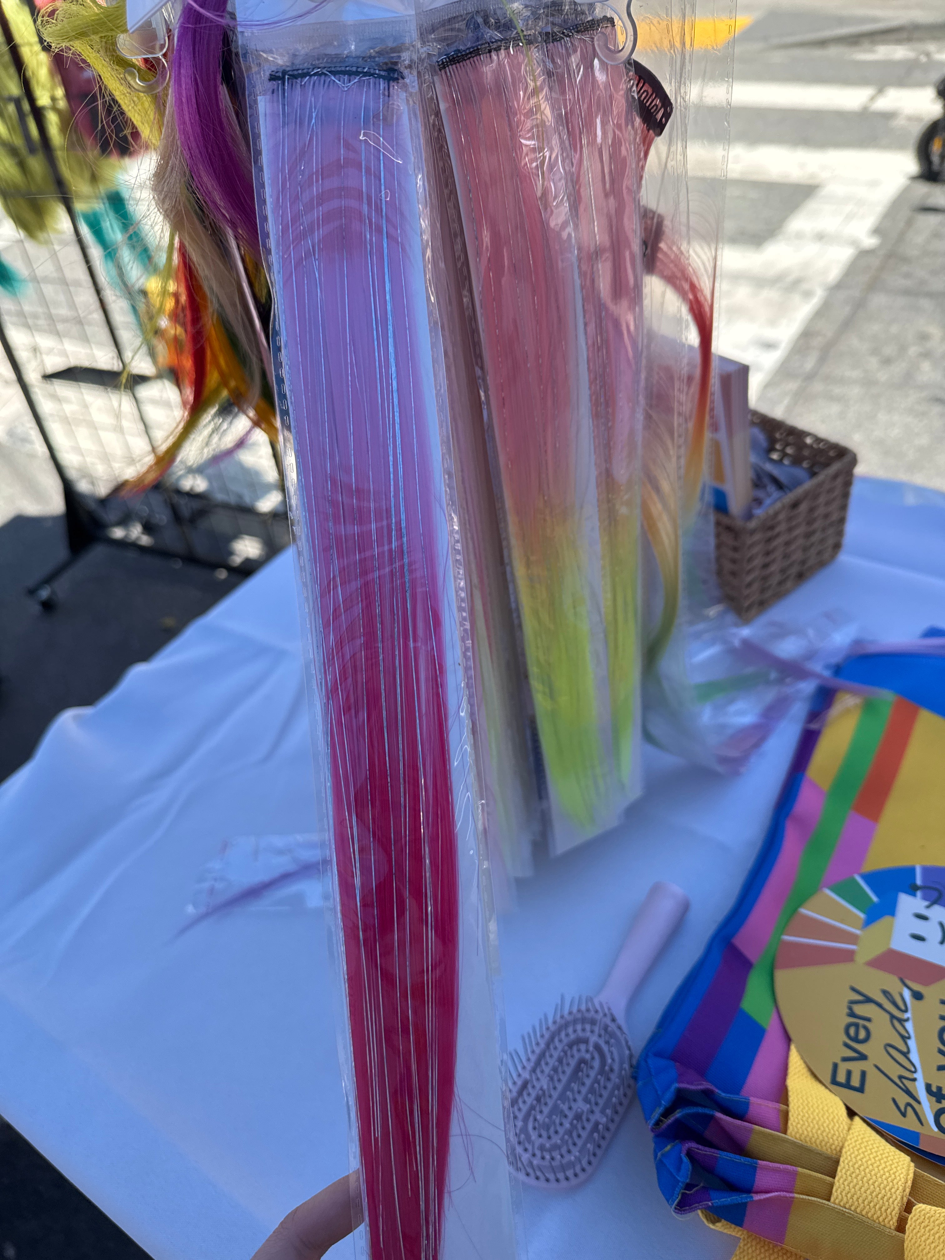 Hair extension for SF pride